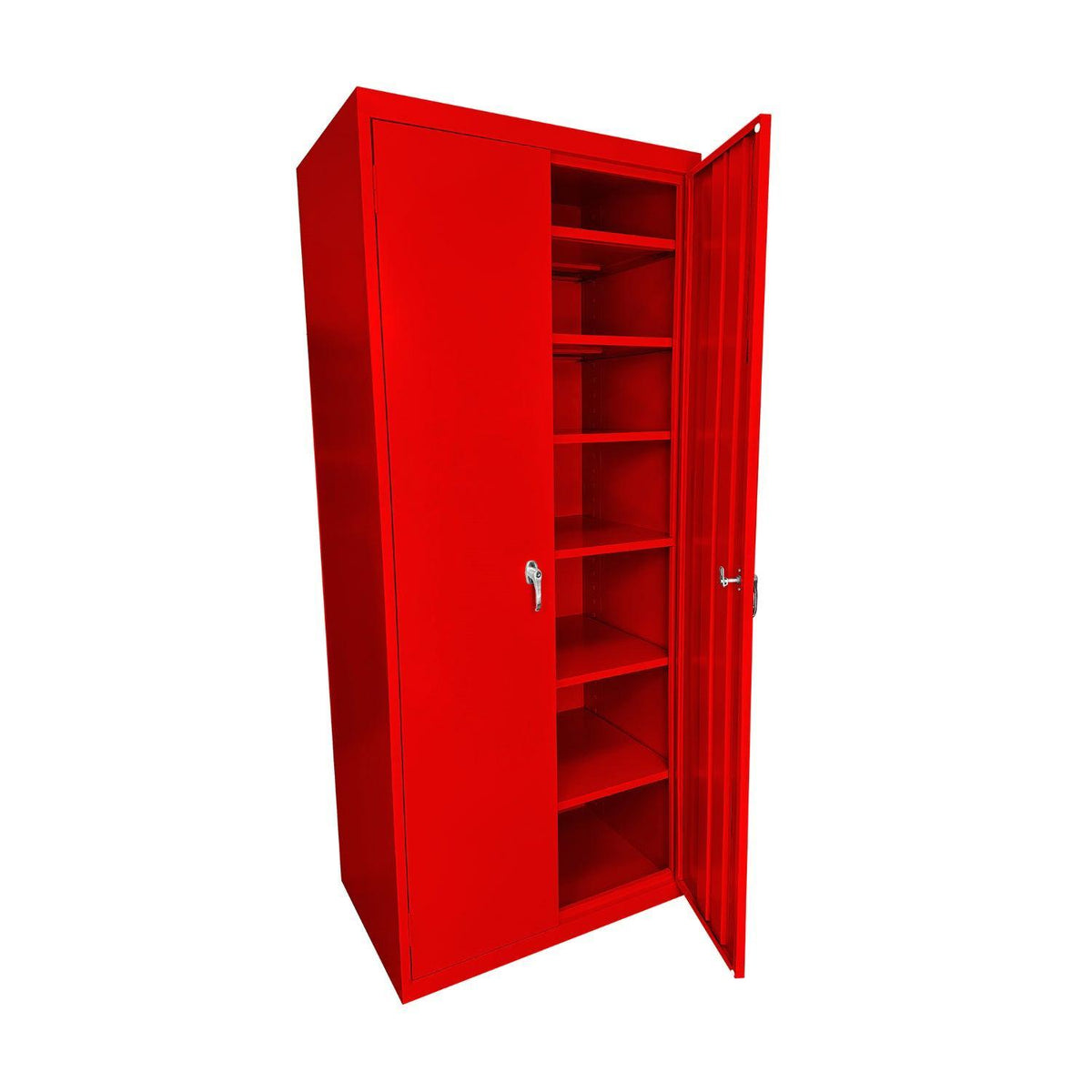 Herculite Metal Hi-Rise Storage Cabinet, 36" W x 18" D x 84" H