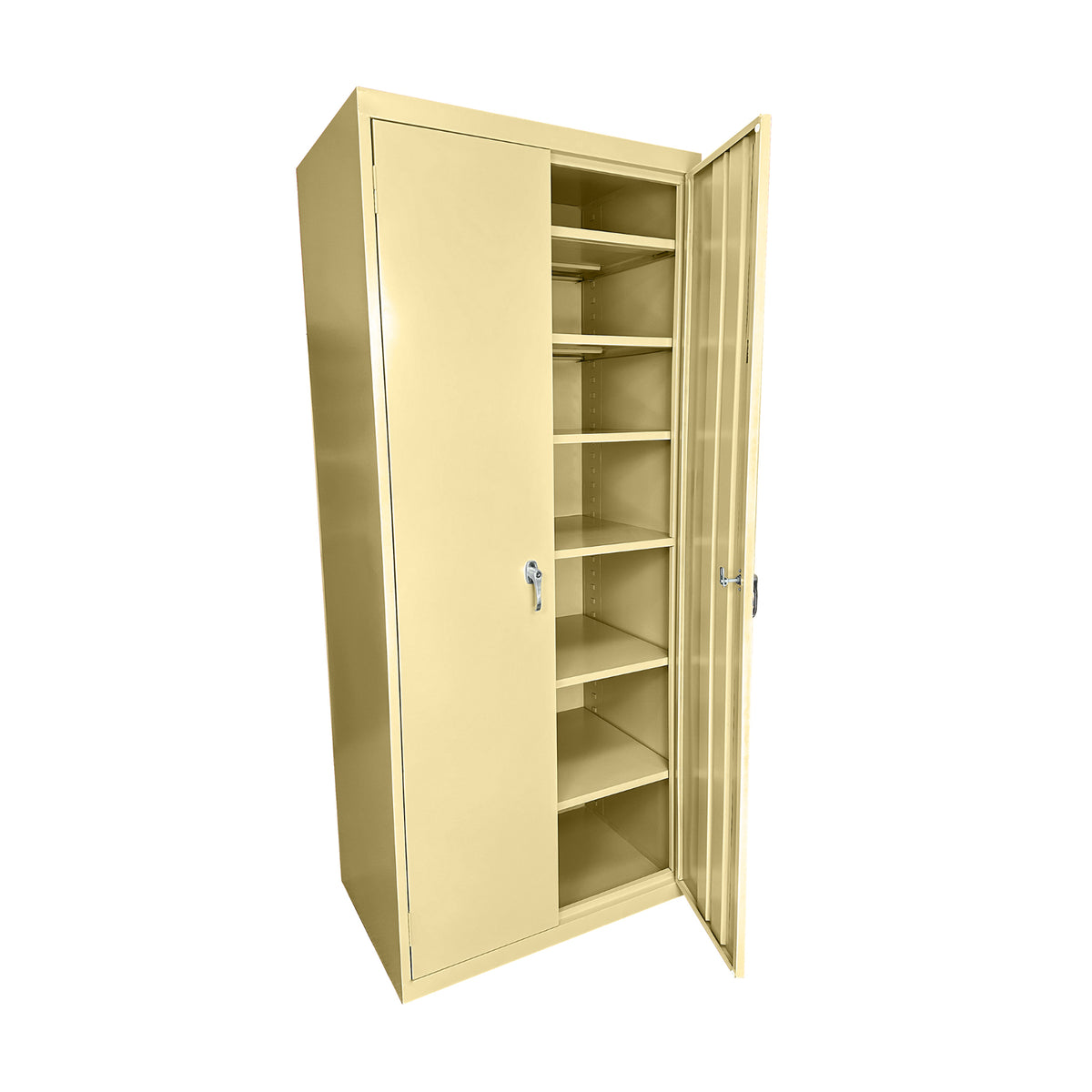 Herculite Metal Hi-Rise Storage Cabinet, 36" W x 18" D x 84" H