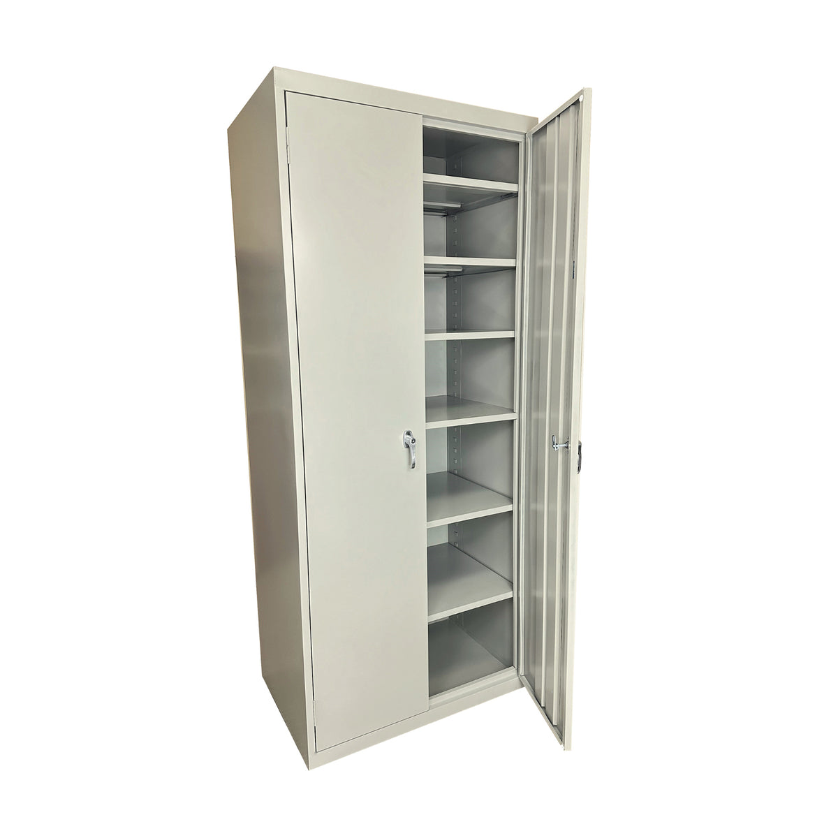 Herculite Metal Hi-Rise Storage Cabinet, 36" W x 18" D x 84" H