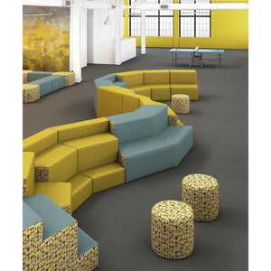 Flex 2-Tier Step Seating, Inside Facing Corner, Fully Upholstered, Standard Vinyl Upholstey, FREE SHIPPING