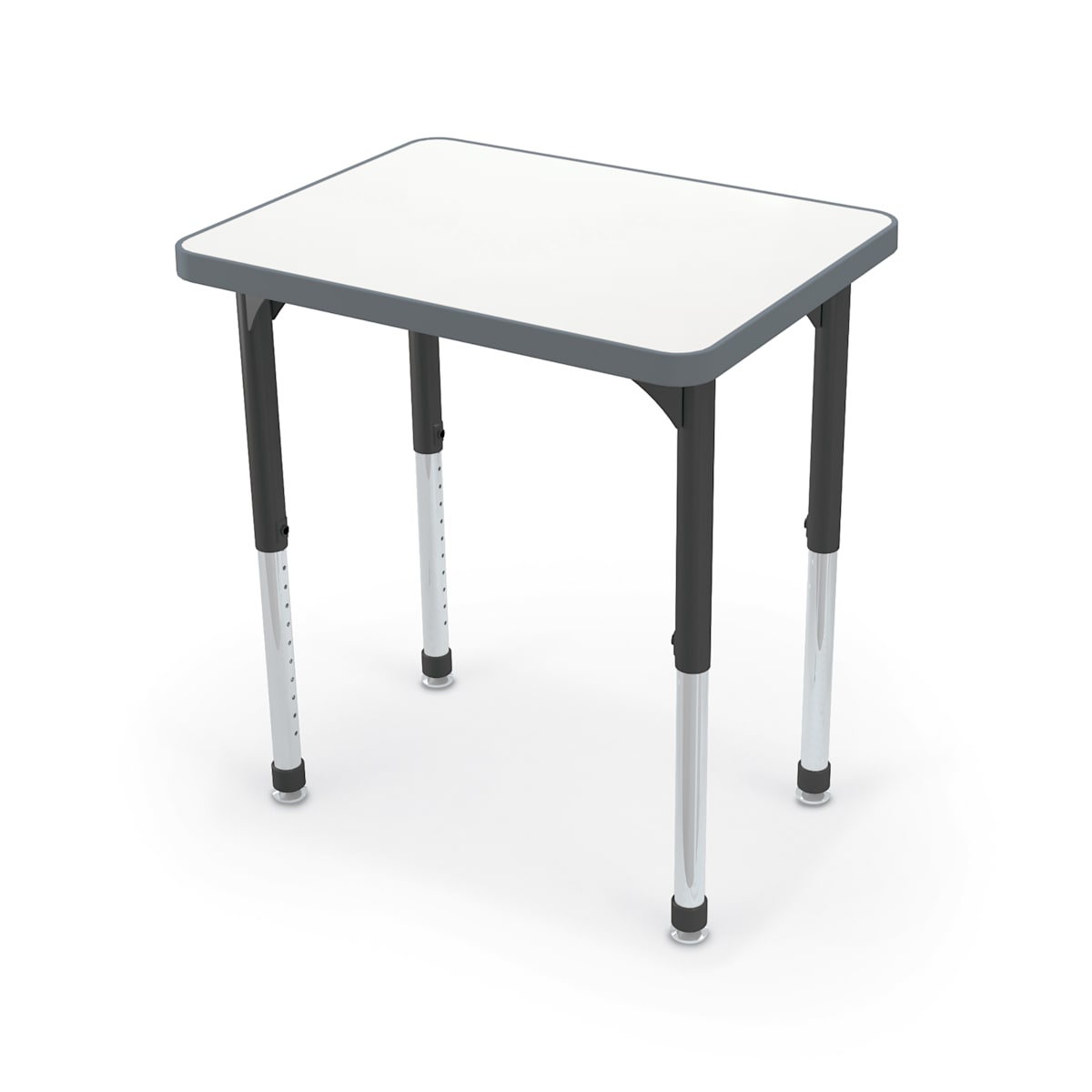 Hierarchy Rectangle Desk + Porcelain Top, 34.4" W x 23.9" D