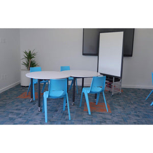 K-Seat Stackable Multi-Purpose Plastic Chair, 18" Seat Height