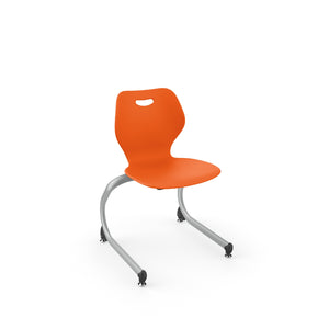Intellect Wave Cantilever Stack Chair, 15" Seat Height, FREE SHIPPING