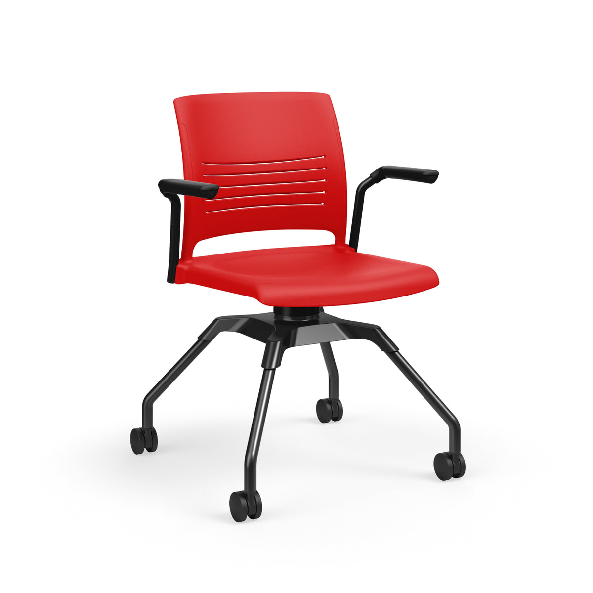 Learn2® Strive Mobile Seating Cantilever Armchair, Polypropylene Seat and Back, FREE SHIPPING