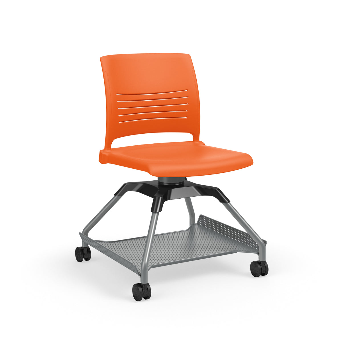 Learn2® Strive Mobile Seating with Flat Accessory Rack, Polypropylene Seat and Back, FREE SHIPPING
