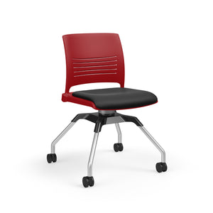 Learn2® Strive Mobile Seating, Upholstered Seat/Polypropylene Back, FREE SHIPPING