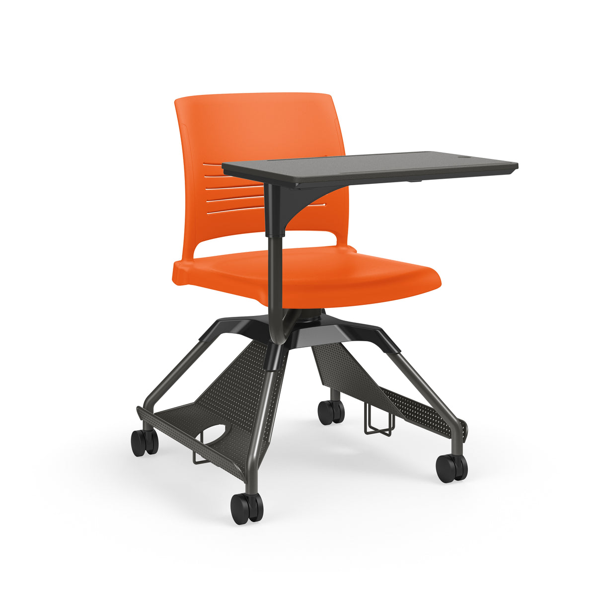 Learn2® Strive Mobile Seating with Plastic Worksurface, Cup Holder/Accessory Rack, Polypropylene Seat and Back, FREE SHIPPING