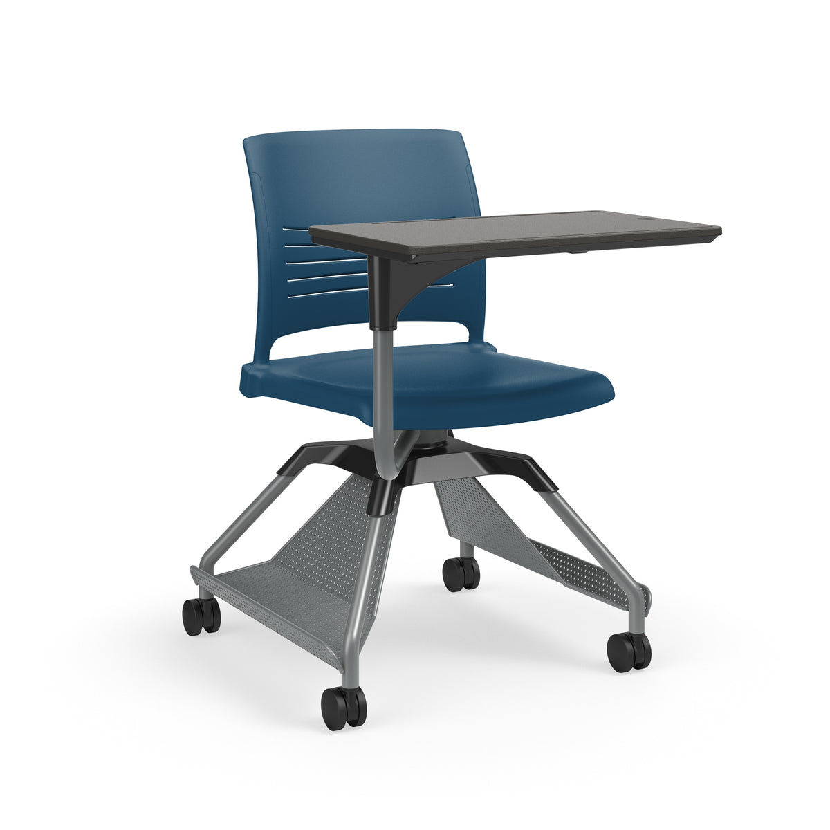 Learn2® Strive Mobile Seating with Plastic Worksurface, Accessory Rack, Polypropylene Seat and Back, FREE SHIPPING