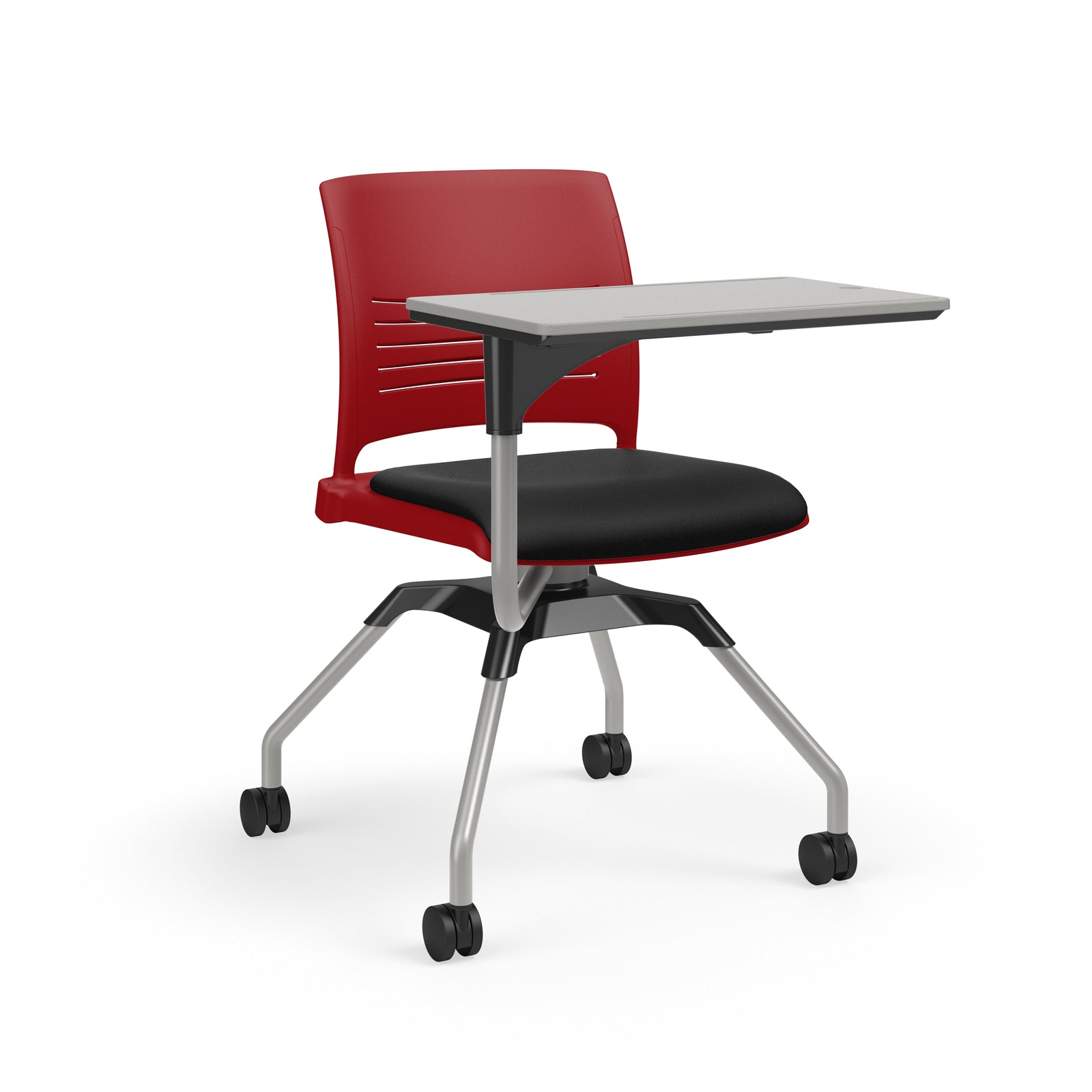 Learn2® Strive Mobile Seating with Plastic Worksurface, Upholstered Seat/Polypropylene Back, FREE SHIPPING