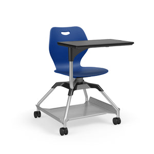 Learn2® Intellect Wave Mobile Seating with Plastic Worksurface, Flat Accessory Rack, Polypropylene Seat and Back, FREE SHIPPING