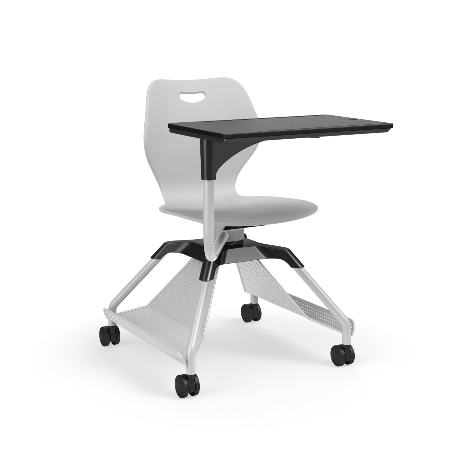 Learn2® Intellect Wave Mobile Seating with Plastic Worksurface, Accessory Rack, Polypropylene Seat and Back, FREE SHIPPING