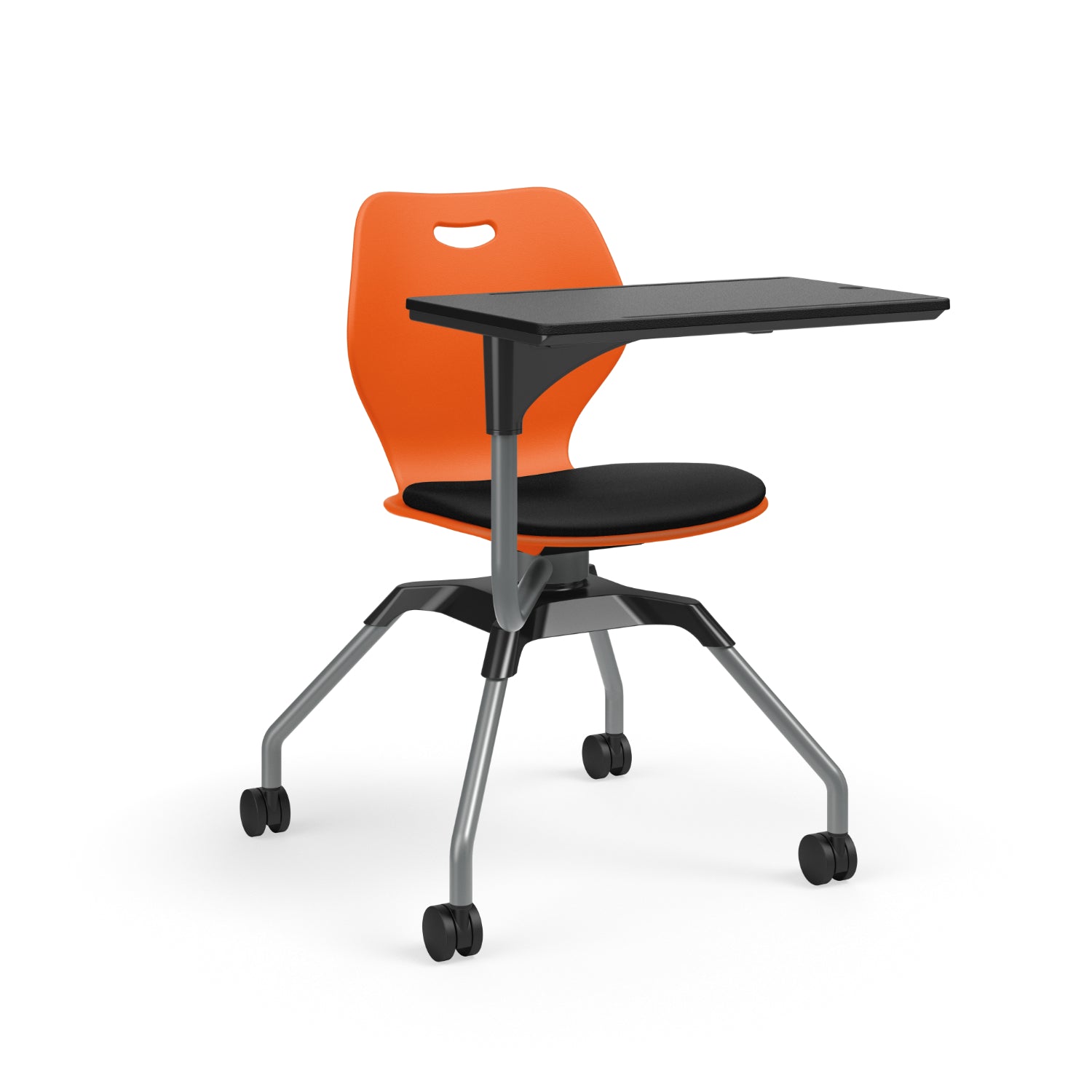 Learn2® Intellect Wave Mobile Seating with Plastic Worksurface, Upholstered Seat/Polypropylene Back, FREE SHIPPING