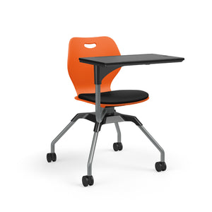 Learn2® Intellect Wave Mobile Seating with Plastic Worksurface, Upholstered Seat/Polypropylene Back, FREE SHIPPING