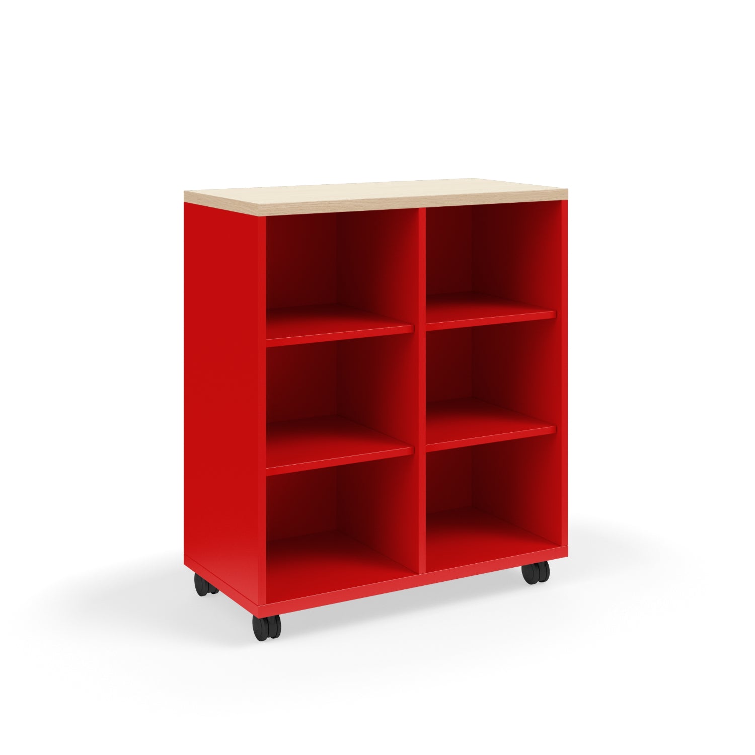 KI Ruckus Single-Faced Open Cubby Storage, 2 x 3 Cubbies, 36" W x 18" D x 36" H, FREE SHIPPING