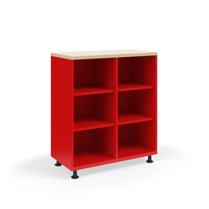 Ruckus Single-Faced Open Cubby Storage, 2 x 3 Cubbies, 36" W x 18" D x 36" H, FREE SHIPPING