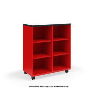 Ruckus Single-Faced Open Cubby Storage, 2 x 3 Cubbies, 36" W x 18" D x 36" H, FREE SHIPPING