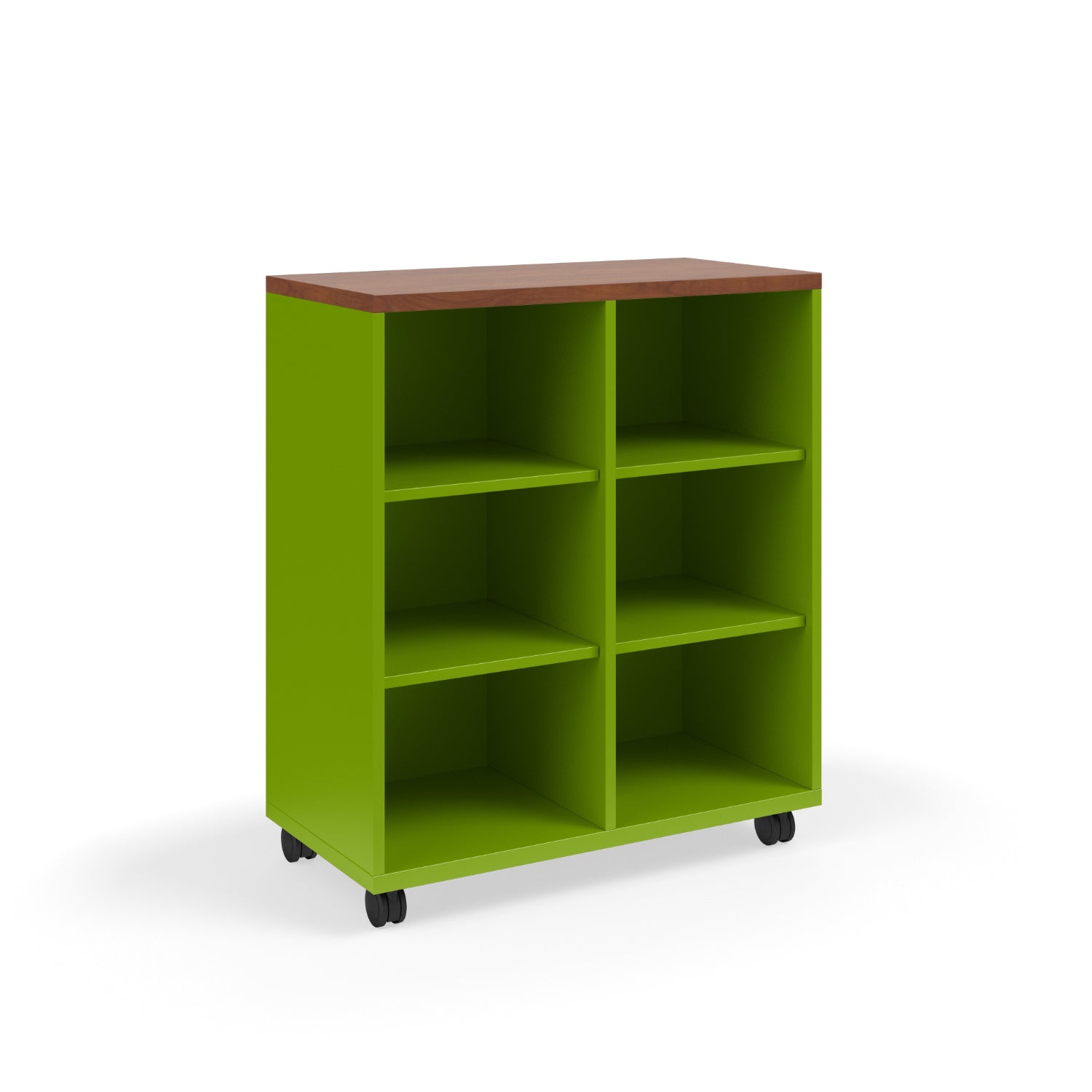 KI Ruckus Single-Faced Open Cubby Storage, 2 x 3 Cubbies, 36" W x 18" D x 42" H, FREE SHIPPING