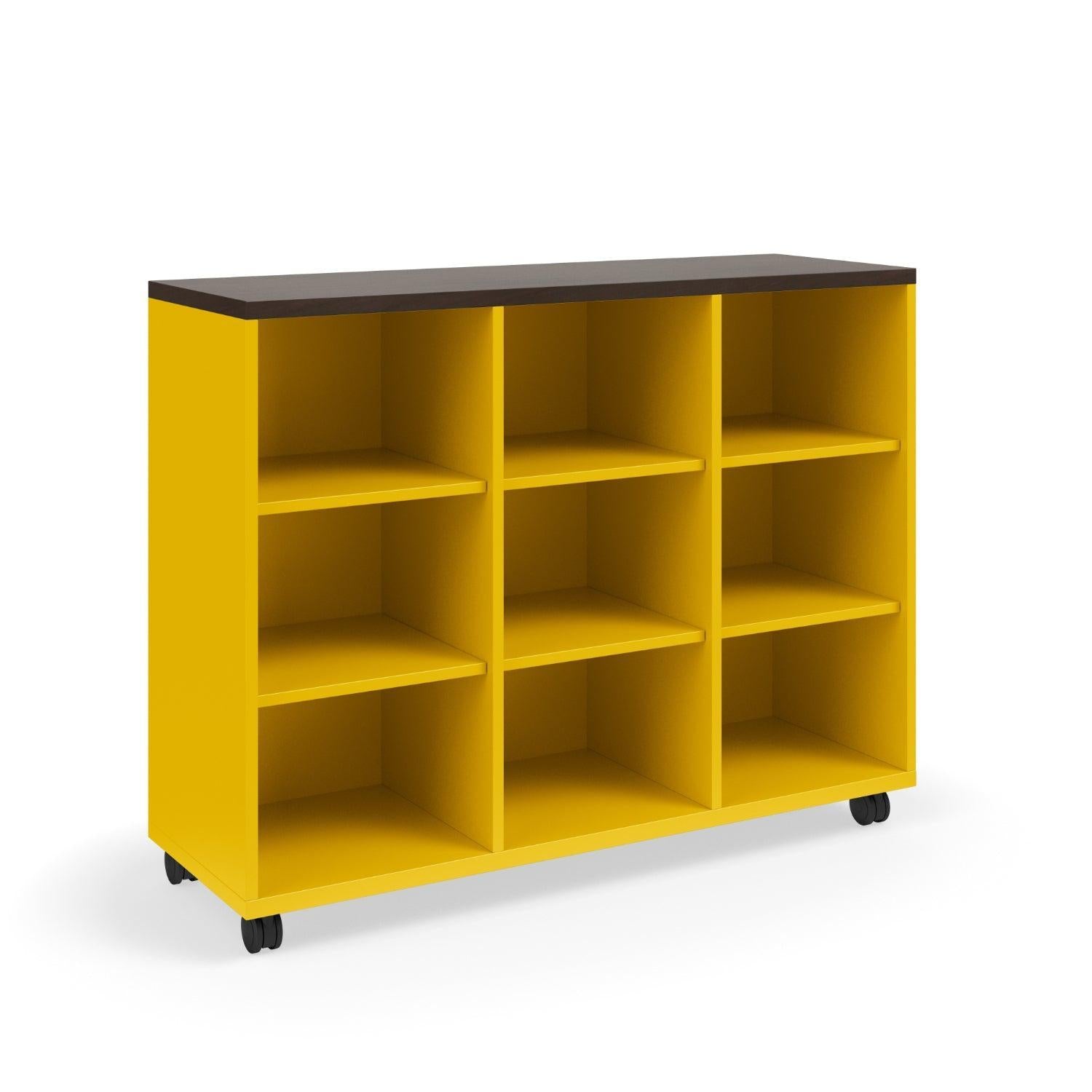 KI Ruckus Single-Faced Open Cubby Storage, 3 x 3 Cubbies, 54" W x 18" D x 36" H, FREE SHIPPING