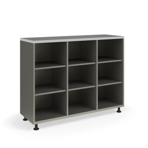 Ruckus Single-Faced Open Cubby Storage, 3 x 3 Cubbies, 54" W x 18" D x 42" H, FREE SHIPPING
