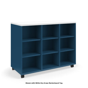 Ruckus Double-Faced Open Cubby Storage, 3 x 3 Cubbies, 54" W x 24" D x 36" H, FREE SHIPPING