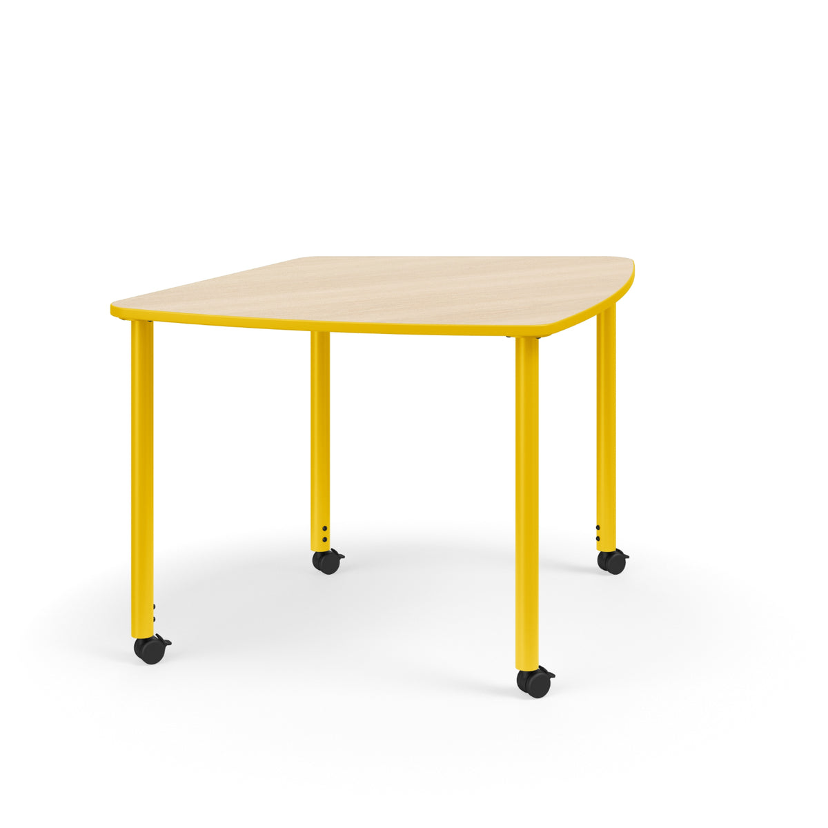 KI Ruckus Sit/Stand Adjustable Height Diamond Activity Table with 1-1/4" Laminate Top, 29" - 42" H, FREE SHIPPING