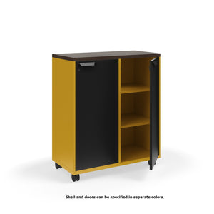 Ruckus Single-Faced Cubby Storage with Doors, Standard Key Lock, 2 x 3 Cubbies, 36" W x 18" D x 36" H, FREE SHIPPING