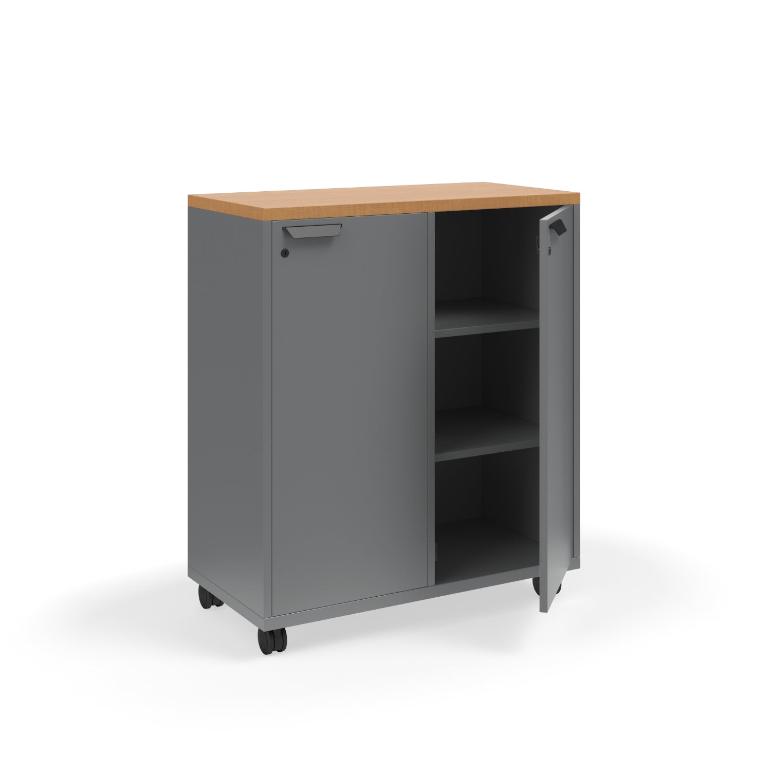 KI Ruckus Single-Faced Cubby Storage with Doors, Standard Key Lock, 2 x 3 Cubbies, 36" W x 18" D x 42" H, FREE SHIPPING