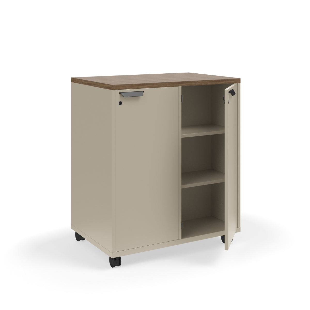 KI Ruckus Double-Faced Cubby Storage with Doors, Standard Key Lock, 2 x 3 Cubbies, 36" W x 24" D x 36" H, FREE SHIPPING