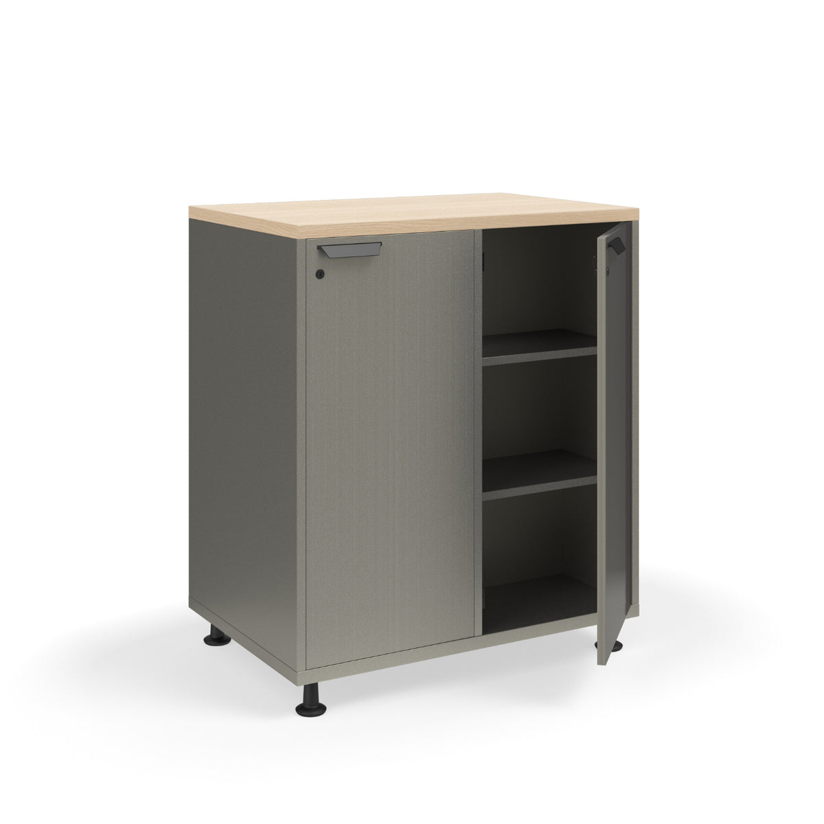 KI Ruckus Double-Faced Cubby Storage with Doors, Standard Key Lock, 2 x 3 Cubbies, 36" W x 24" D x 42" H, FREE SHIPPING