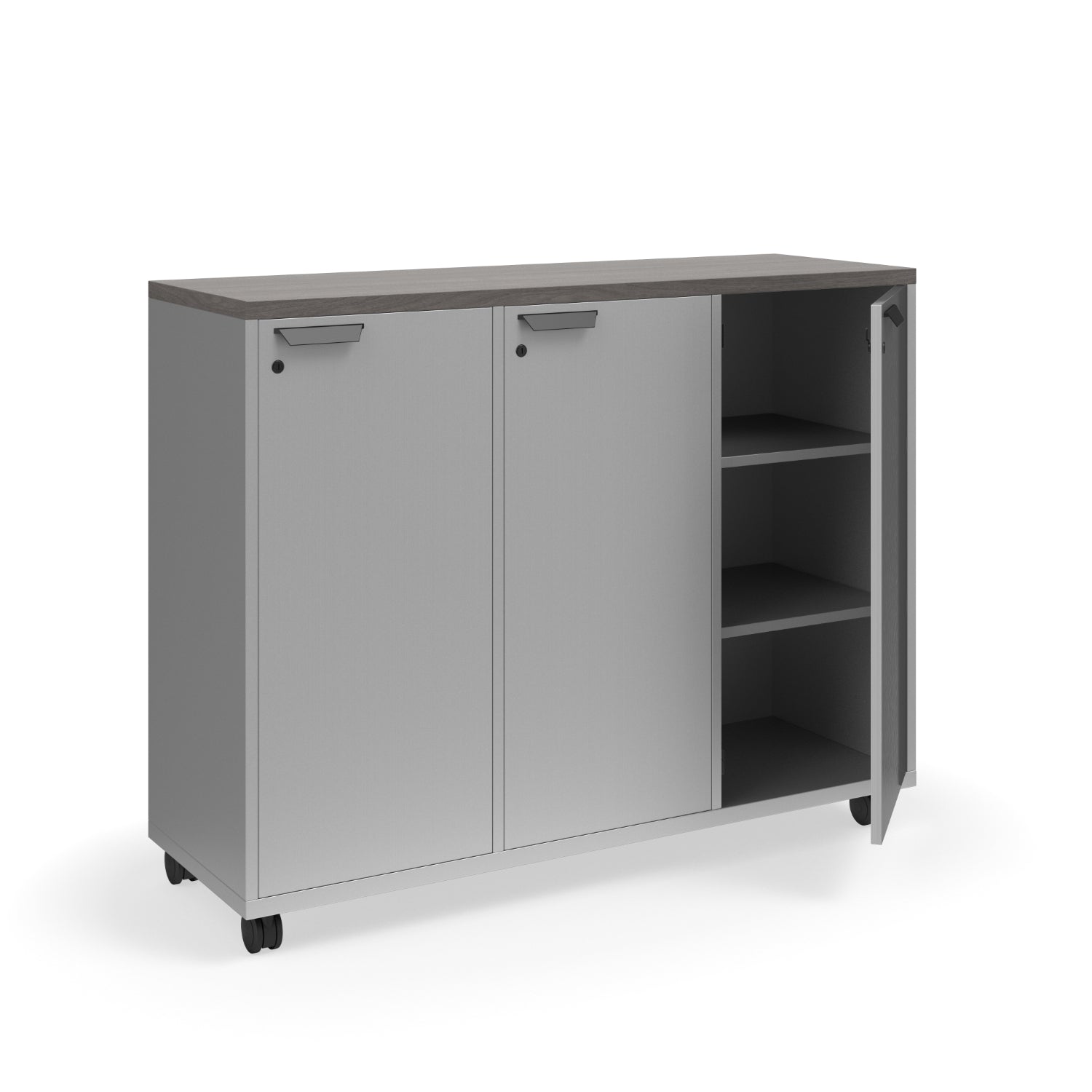 KI Ruckus Single-Faced Cubby Storage with Doors, Standard Key Lock, 3 x 3 Cubbies, 54" W x 18" D x 42" H, FREE SHIPPING