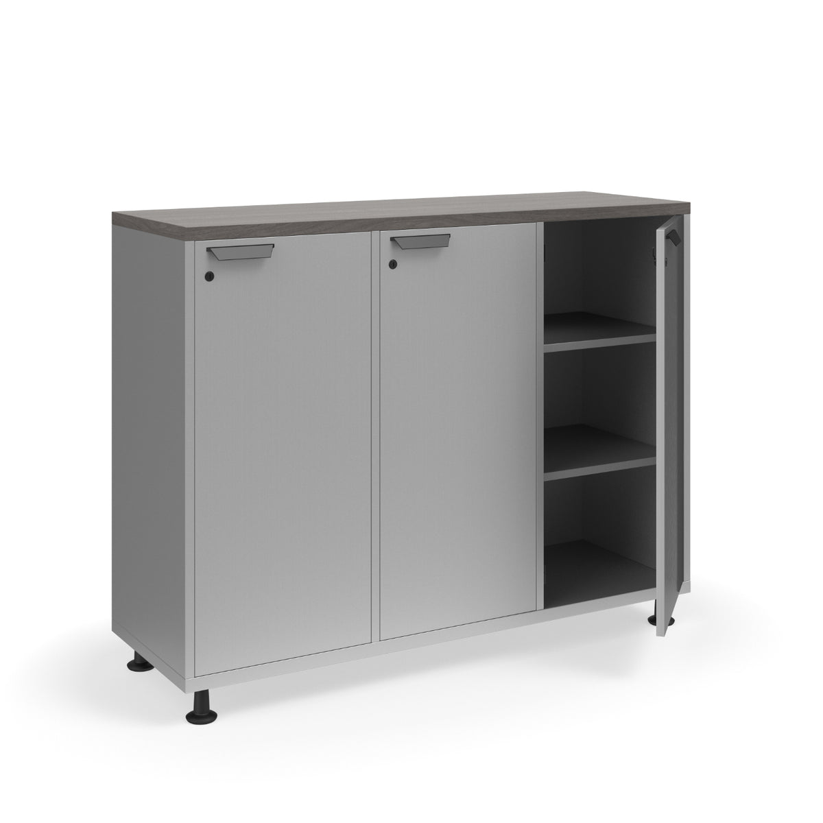 KI Ruckus Single-Faced Cubby Storage with Doors, Standard Key Lock, 3 x 3 Cubbies, 54" W x 18" D x 42" H, FREE SHIPPING