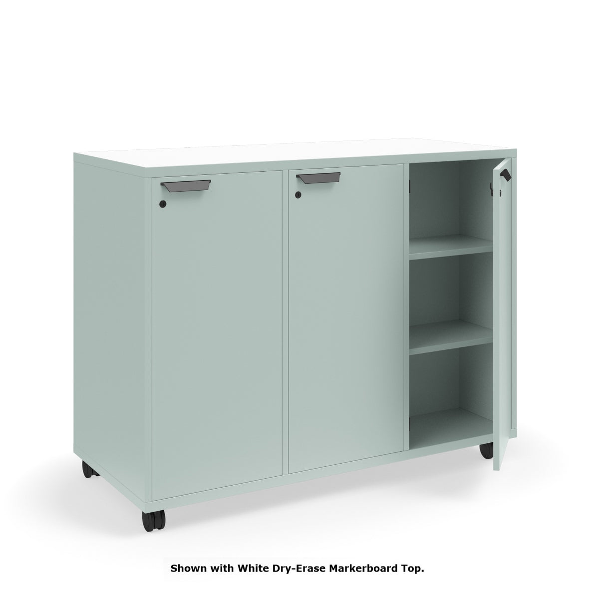 KI Ruckus Double-Faced Cubby Storage with Doors, Standard Key Lock, 3 x 3 Cubbies, 54" W x 24" D x 36" H, FREE SHIPPING