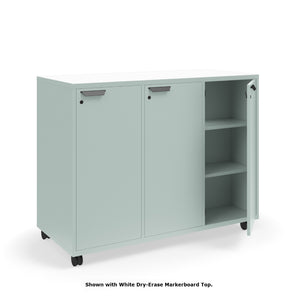 Ruckus Double-Faced Cubby Storage with Doors, Standard Key Lock, 3 x 3 Cubbies, 54" W x 24" D x 36" H, FREE SHIPPING