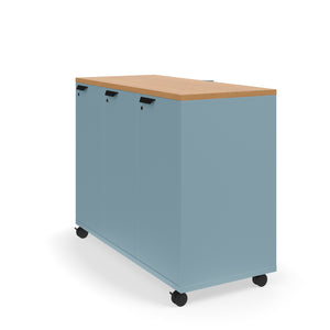 Ruckus Double-Faced Cubby Storage with Doors, Standard Key Lock, 3 x 3 Cubbies, 54" W x 24" D x 42" H, FREE SHIPPING