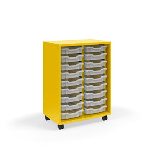 Ruckus Tote Storage, Tall 2-Column Open Unit with (18) 3" Totes, FREE SHIPPING