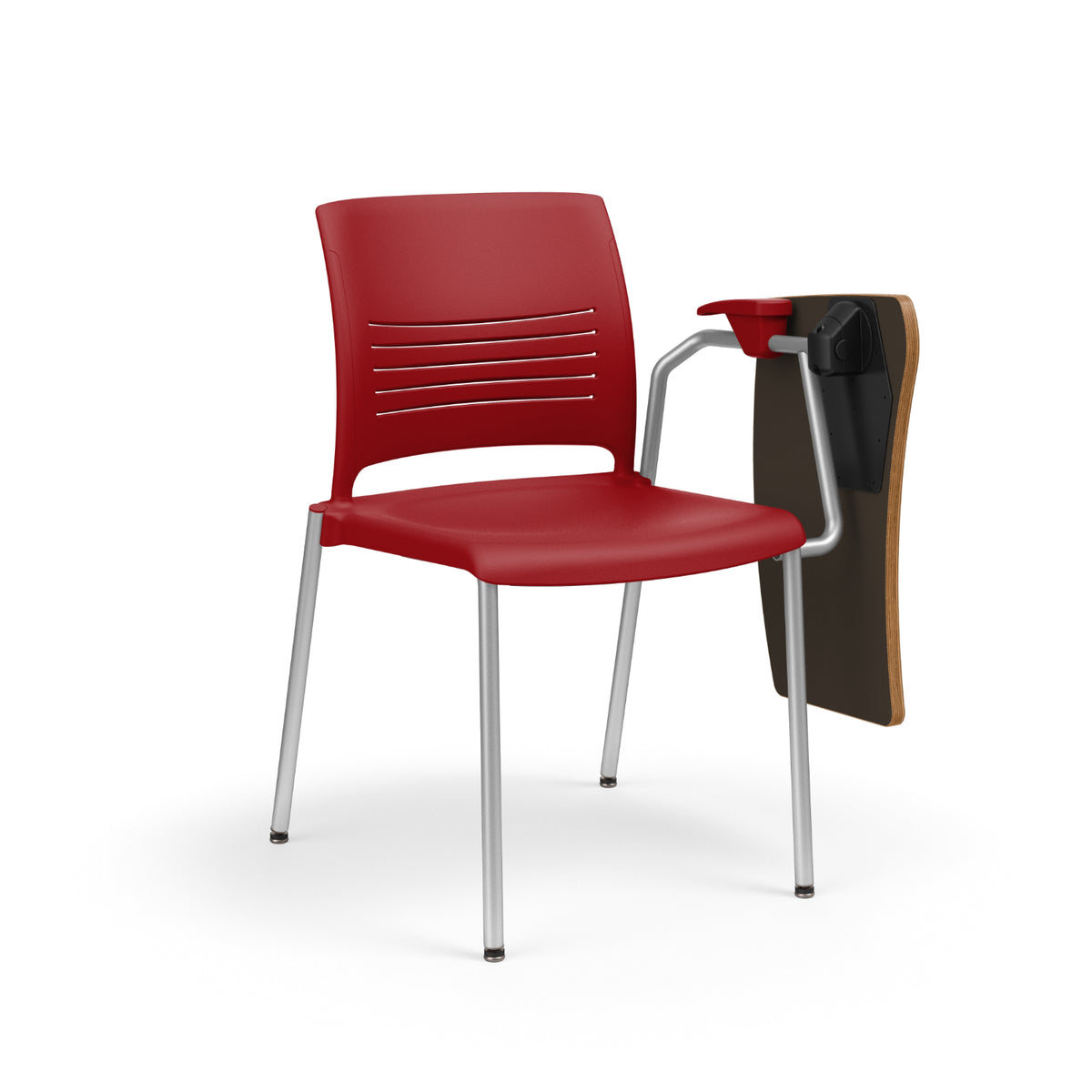 KI Strive 4-Leg ChangeUp Tablet Arm Chair with Glides, Polypropylene Seat/Back, FREE SHIPPING