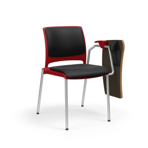 Strive 4-Leg ChangeUp Tablet Arm Chair with Glides, Upholstered Seat/Back, FREE SHIPPING