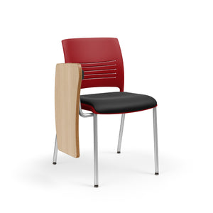 Strive 4-Leg ChangeUp Tablet Arm Chair with Glides, Upholstered Seat/Polypropylene Back, FREE SHIPPING