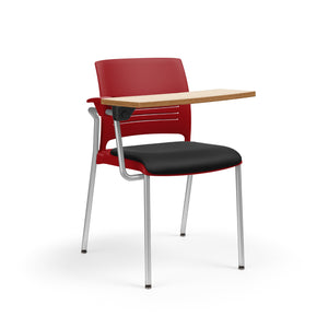 Strive 4-Leg ChangeUp Tablet Arm Chair with Glides, Upholstered Seat/Polypropylene Back, FREE SHIPPING
