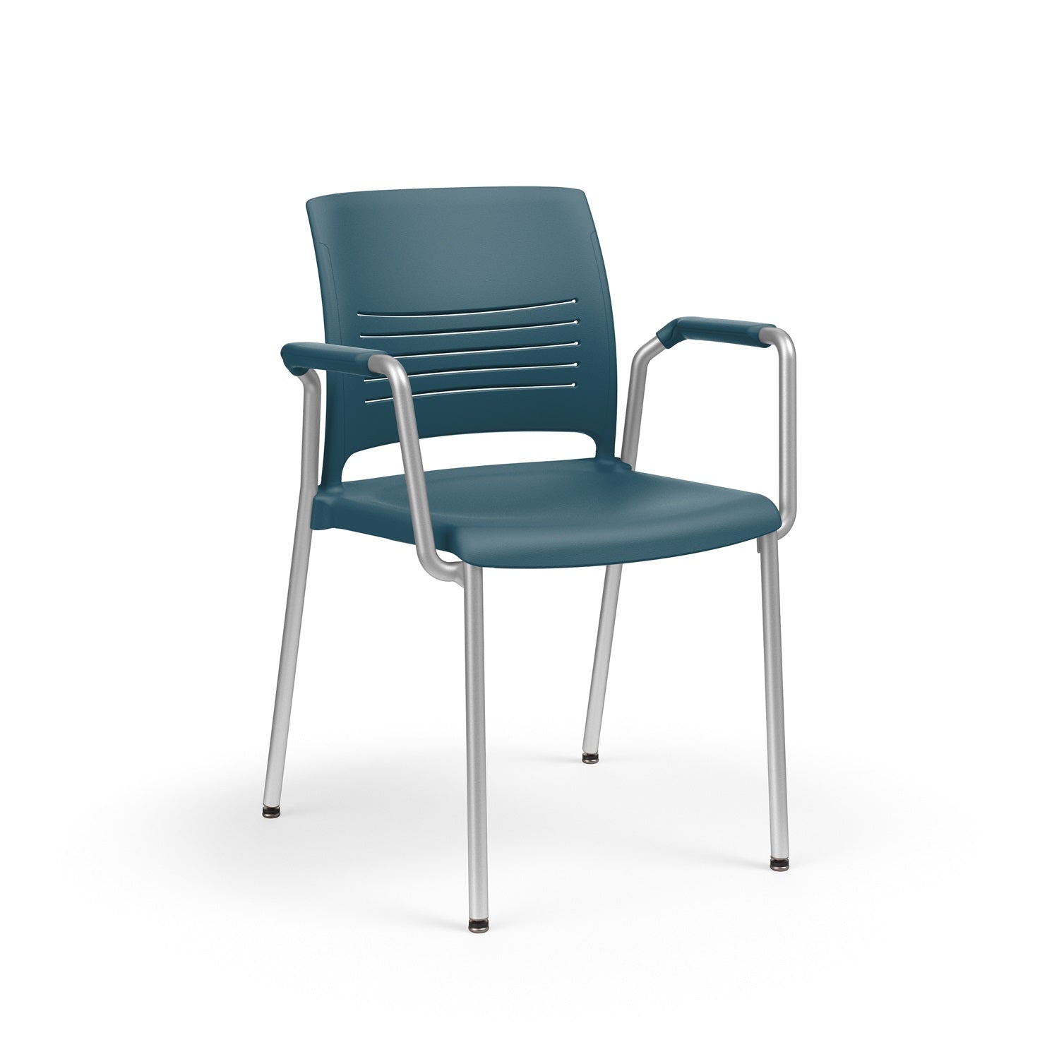 KI Strive Stacking 4-Leg Loop Arm Chair with Glides, Polypropylene Seat/Back, FREE SHIPPING