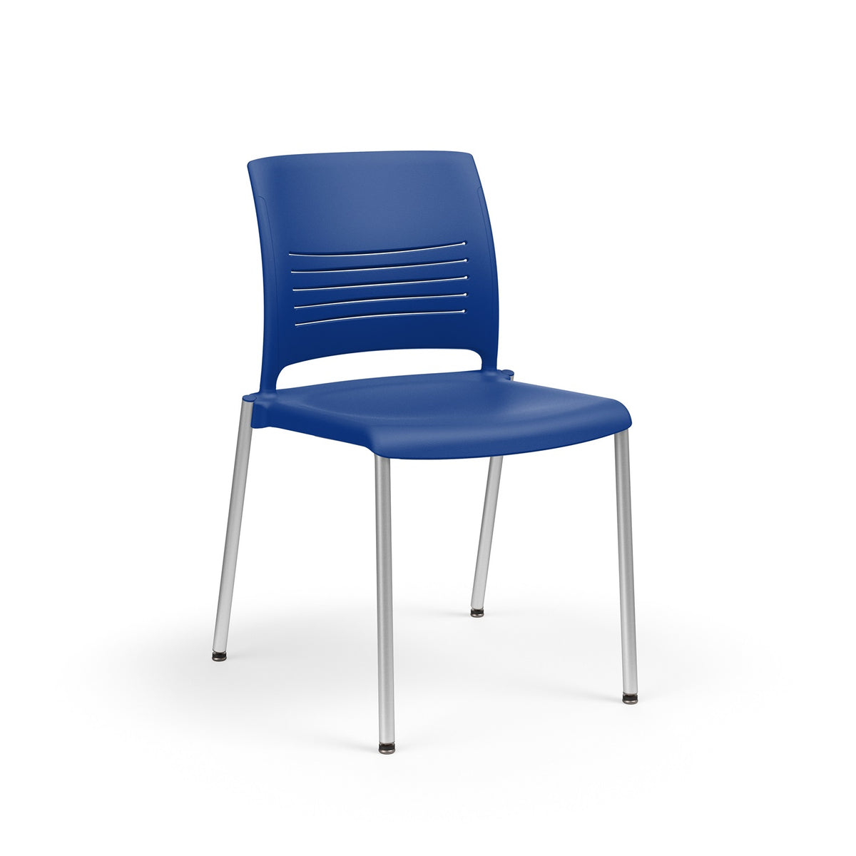 KI Strive Stacking 4-Leg Armless Chair with Glides, Polypropylene Seat/Back, FREE SHIPPING
