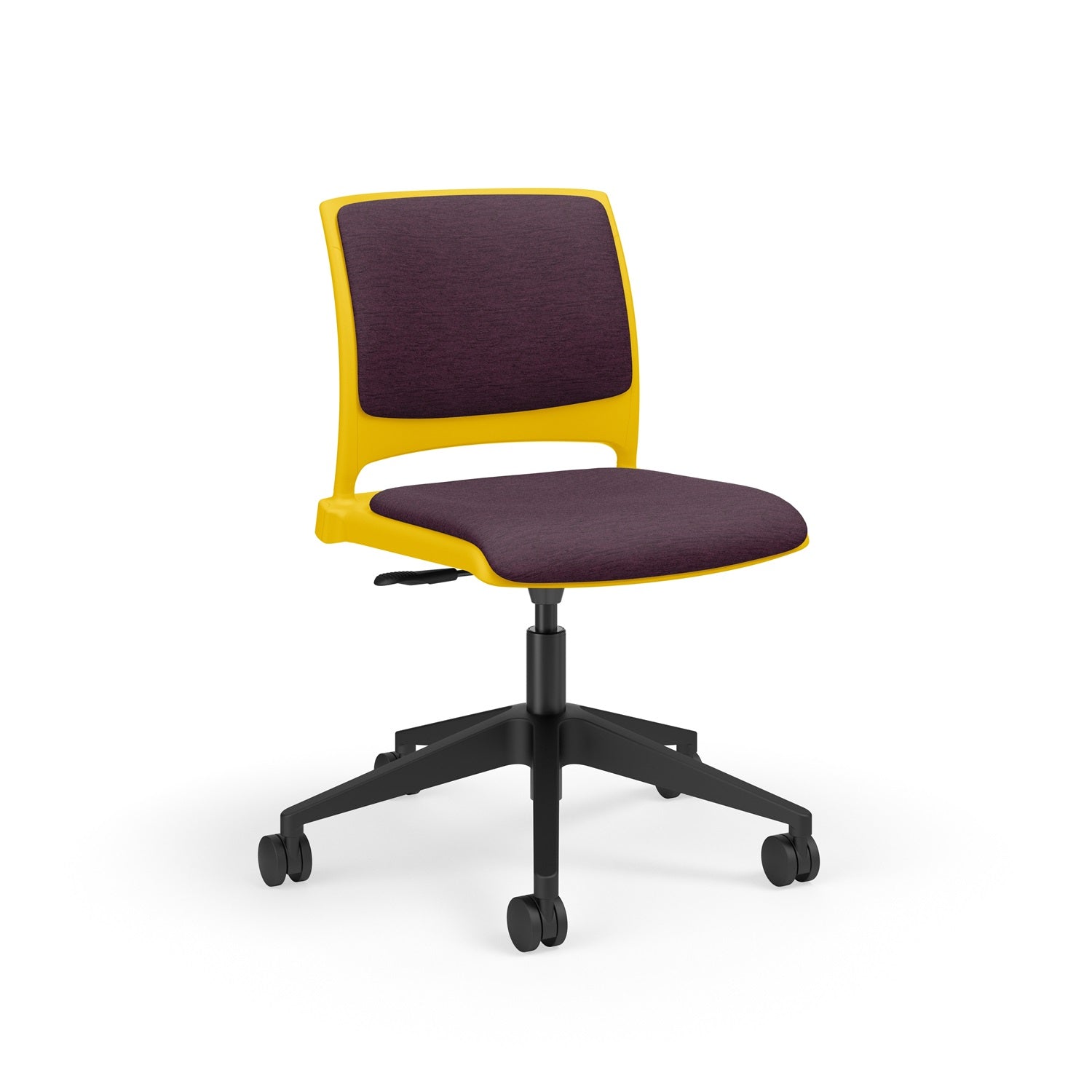 Strive Armless Task Chair, Upholstered Seat/Back, FREE SHIPPING