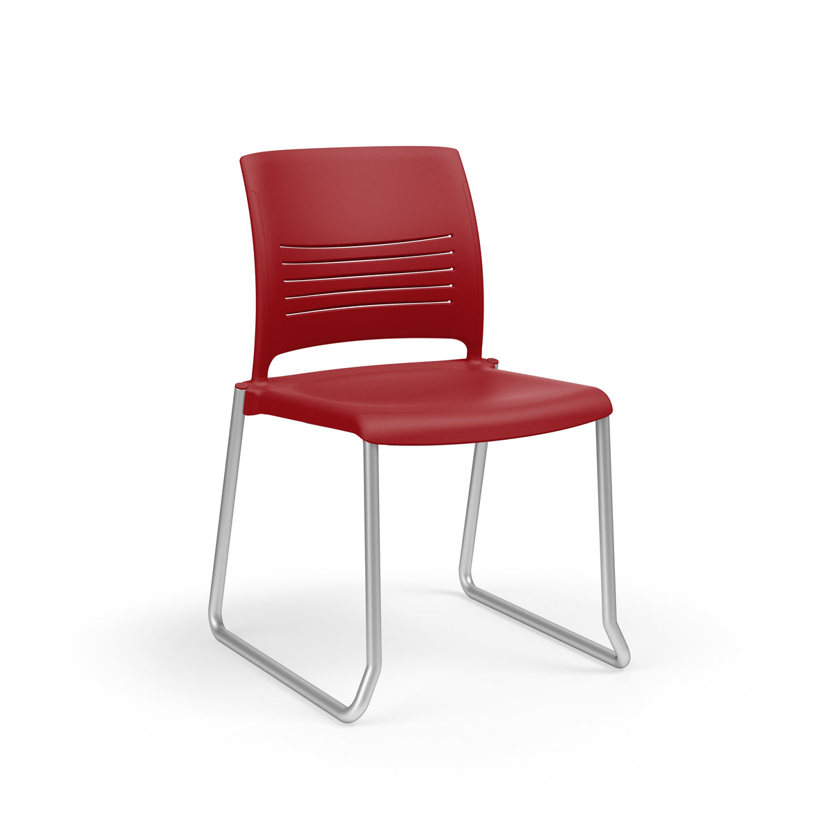 KI Strive Stacking Sled Base Armless Chair, Polypropylene Seat/Back, FREE SHIPPING