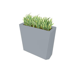 Kasta Indoor High Painted Steel Wide Rectangular Planter, 36"W x 14" D x 33-1/4" H