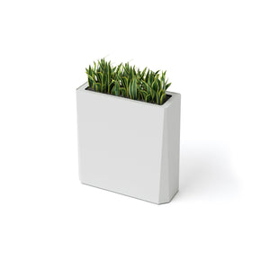 Kasta Indoor High Painted Steel Wide Rectangular Planter, 36"W x 14" D x 33-1/4" H