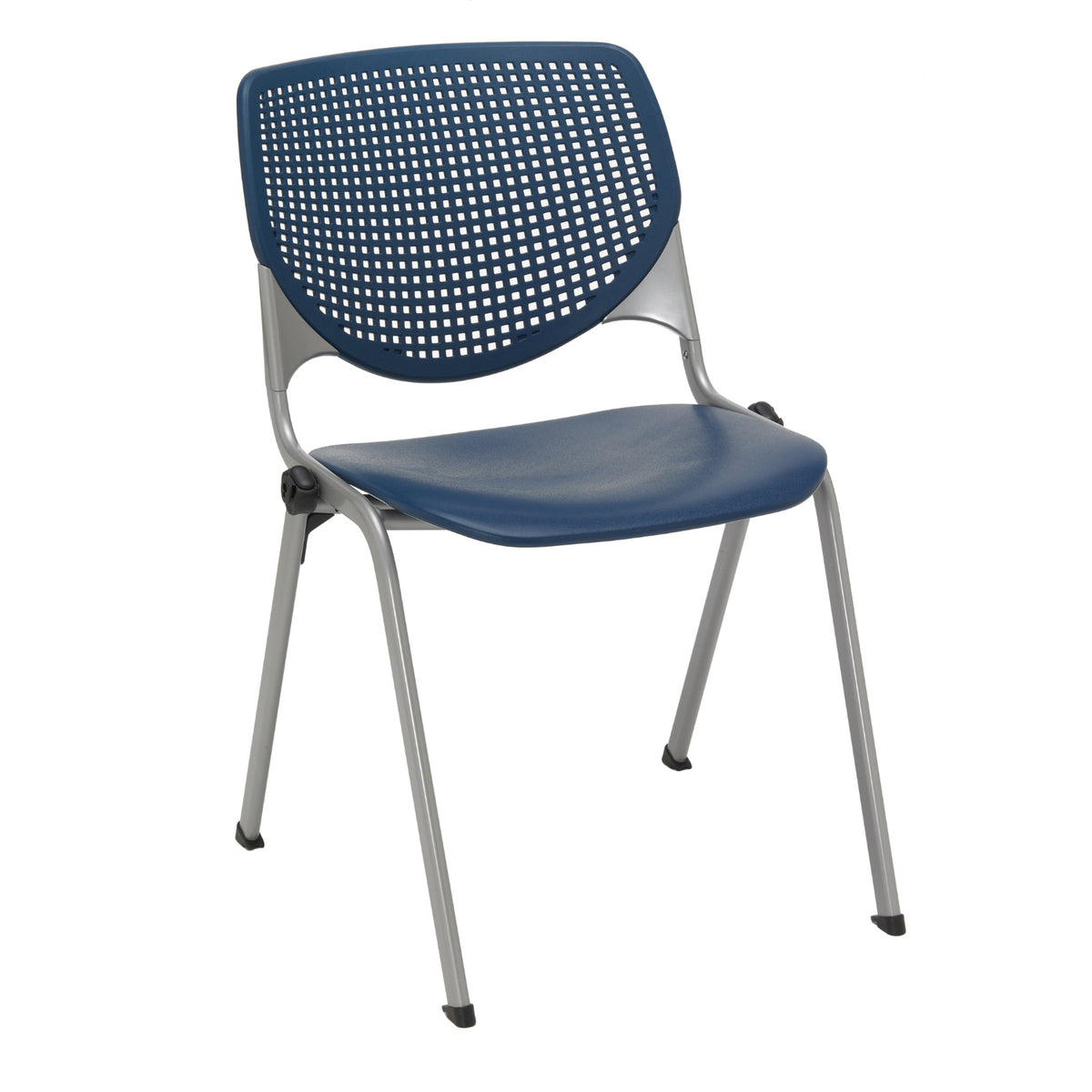 Kool Armless Multi-Purpose Stack Chair with Glides, Plastic Back and Seat