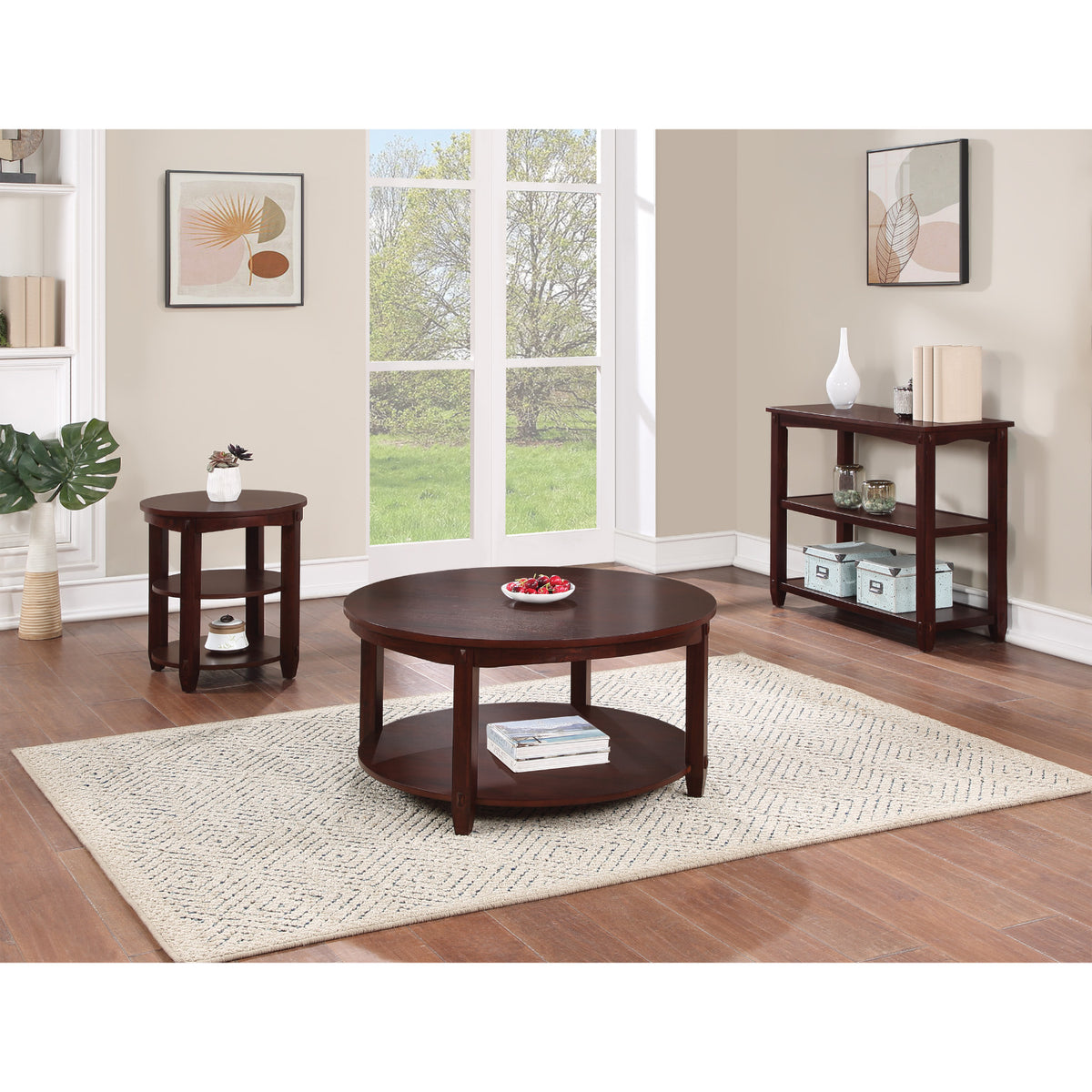 Lane Round End Table