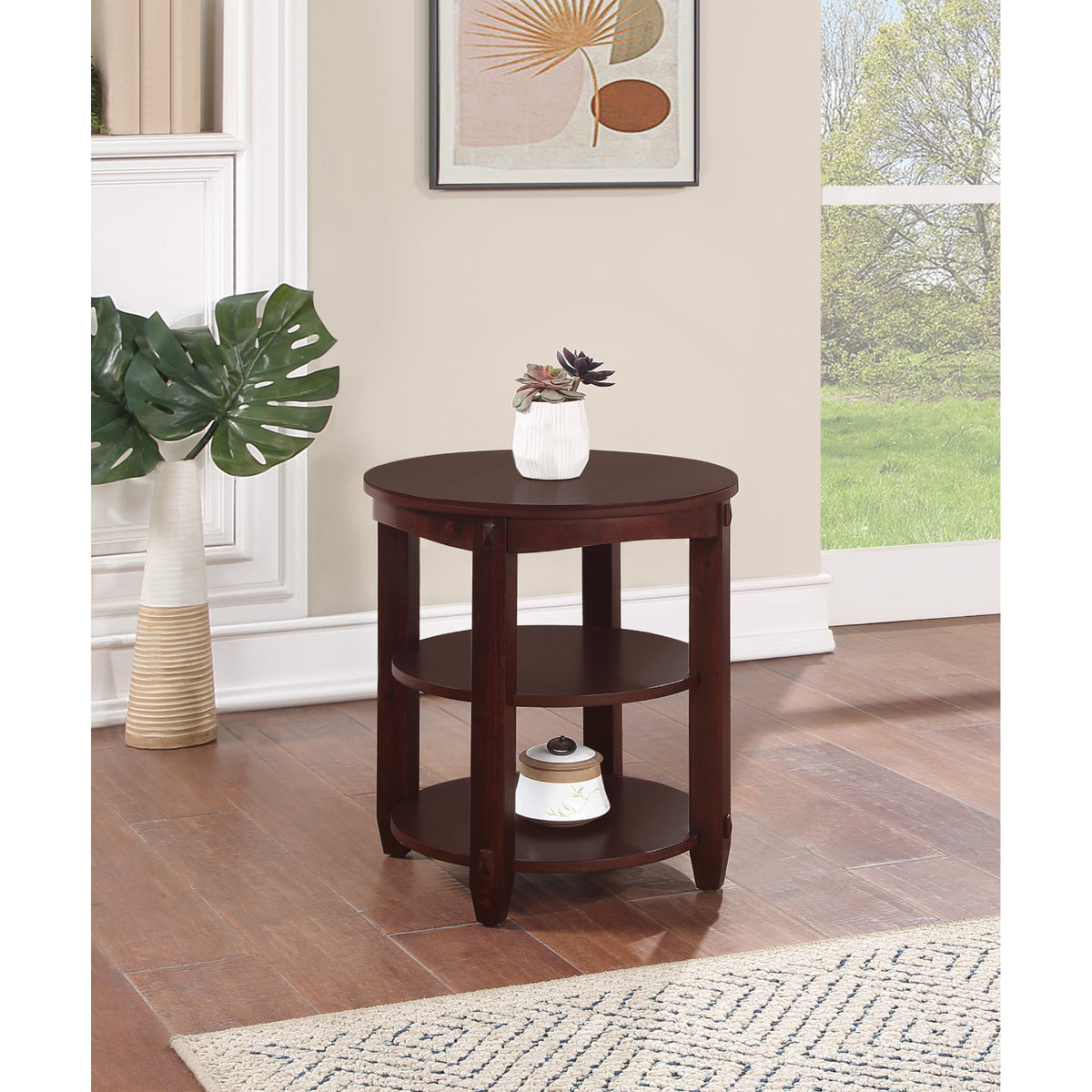 Lane Round End Table