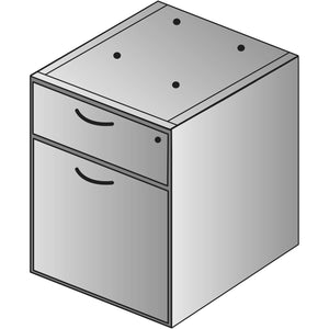 Lodi Box/File Hanging Pedestal, 18" D