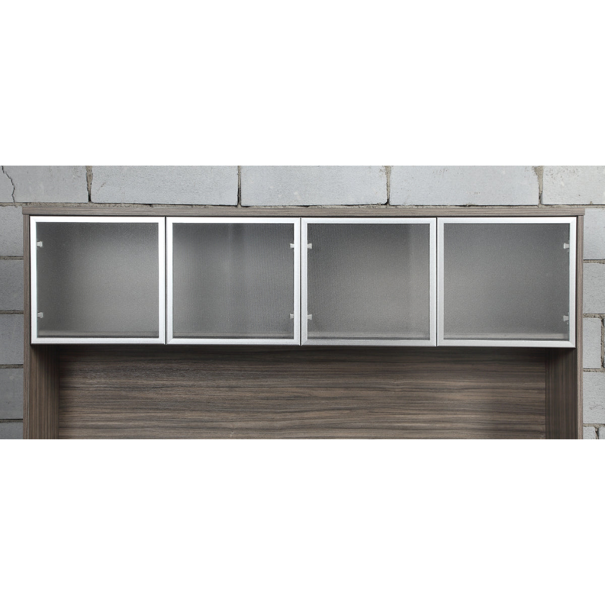 Lodi Overhead With Aluminum/Glass Doors,  71" x 14" x 36” H